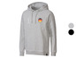 Ein grauer Hoodie mit der deutschen Flagge und dem FIFA World Cup Qatar 2022 Logo.