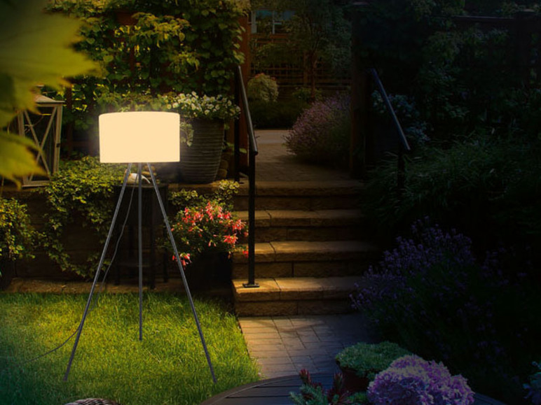 Gehe zu Vollbildansicht: LIVARNO home LED Außenstehleuchte, Zigbee Smart Home - Bild 2