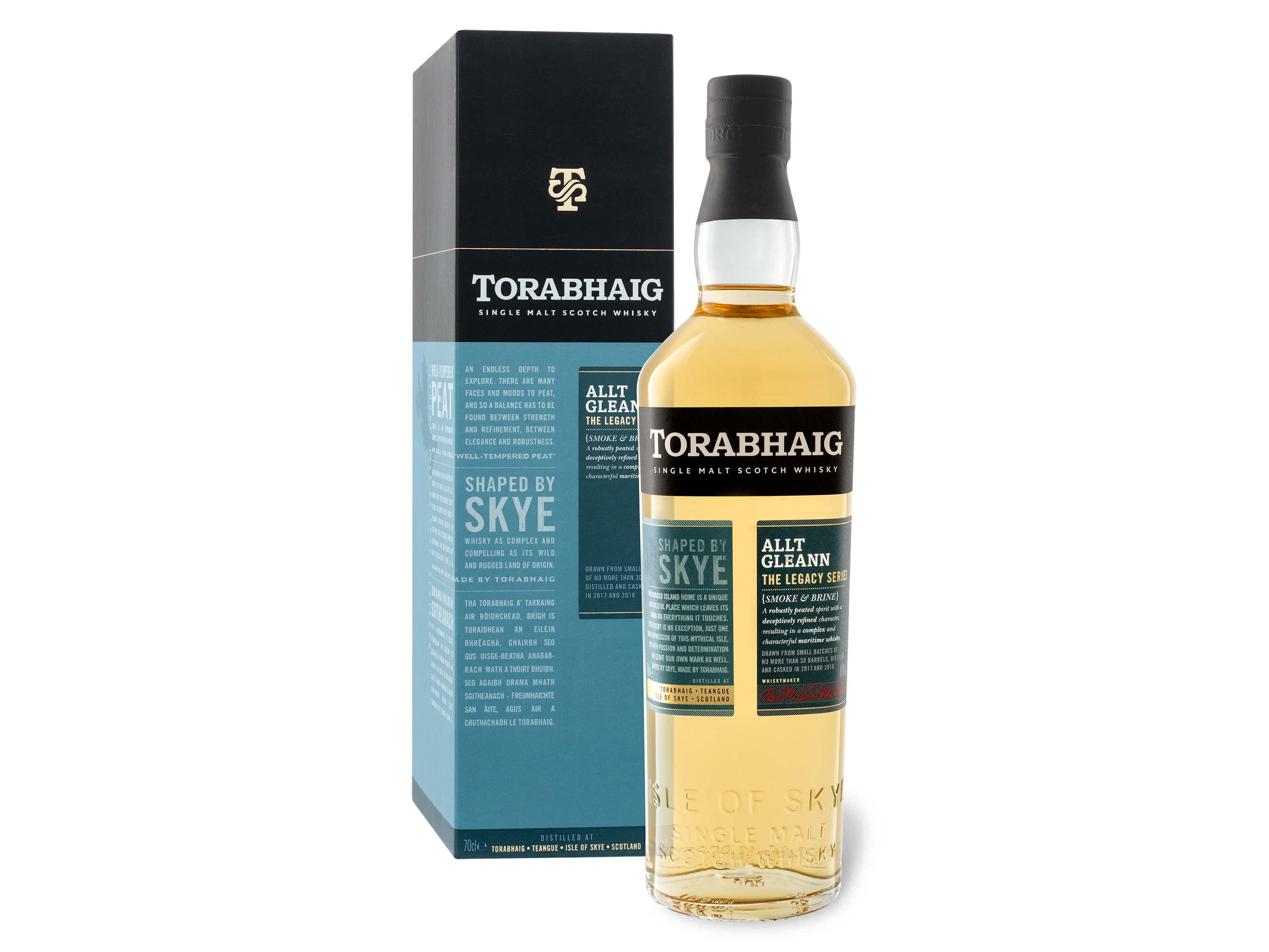 Torabhaig Single Malt Scotch Whisky Allt Gleann The Legacy Series mit Geschenkbox 46% Vol