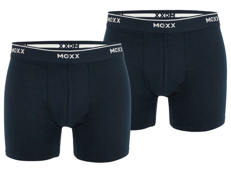 Gehe zu Vollbildansicht: MEXX Herren Boxershorts, 2 Stück, mit elastischem Bündchen - Bild 5