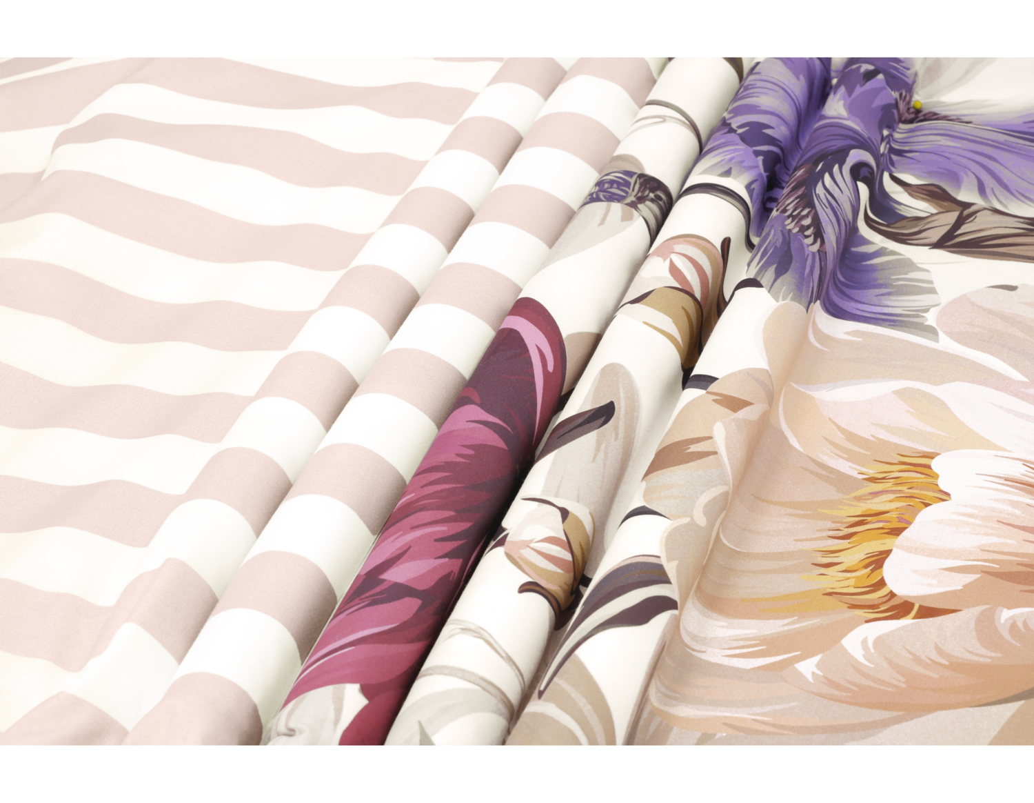 LIVARNO® Mikrofaser-Satin Kissenbezug, 2 Stück, 40 x 80 cm (Floral/weiß) – Bild 4 von 4