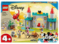 Lego Disney Mickey Mouse Schloss mit Drache und Minifiguren.