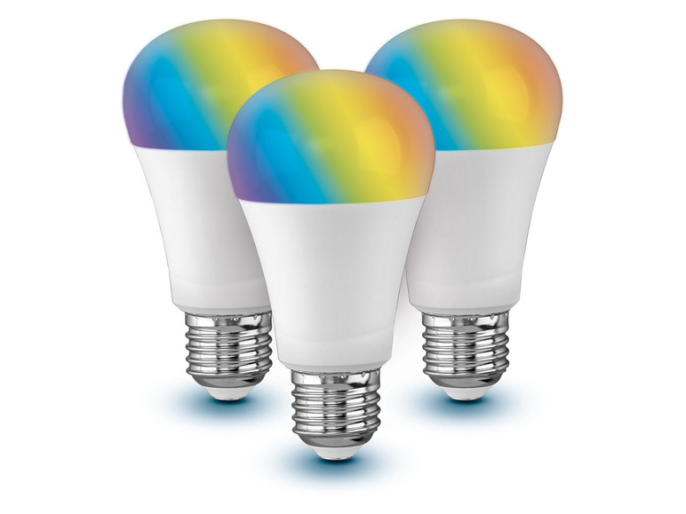 LIVARNO home Starter Gateway Home« + Kit Smart Leuchtmittel 3x »Zigbee und Fernbedienung RGB