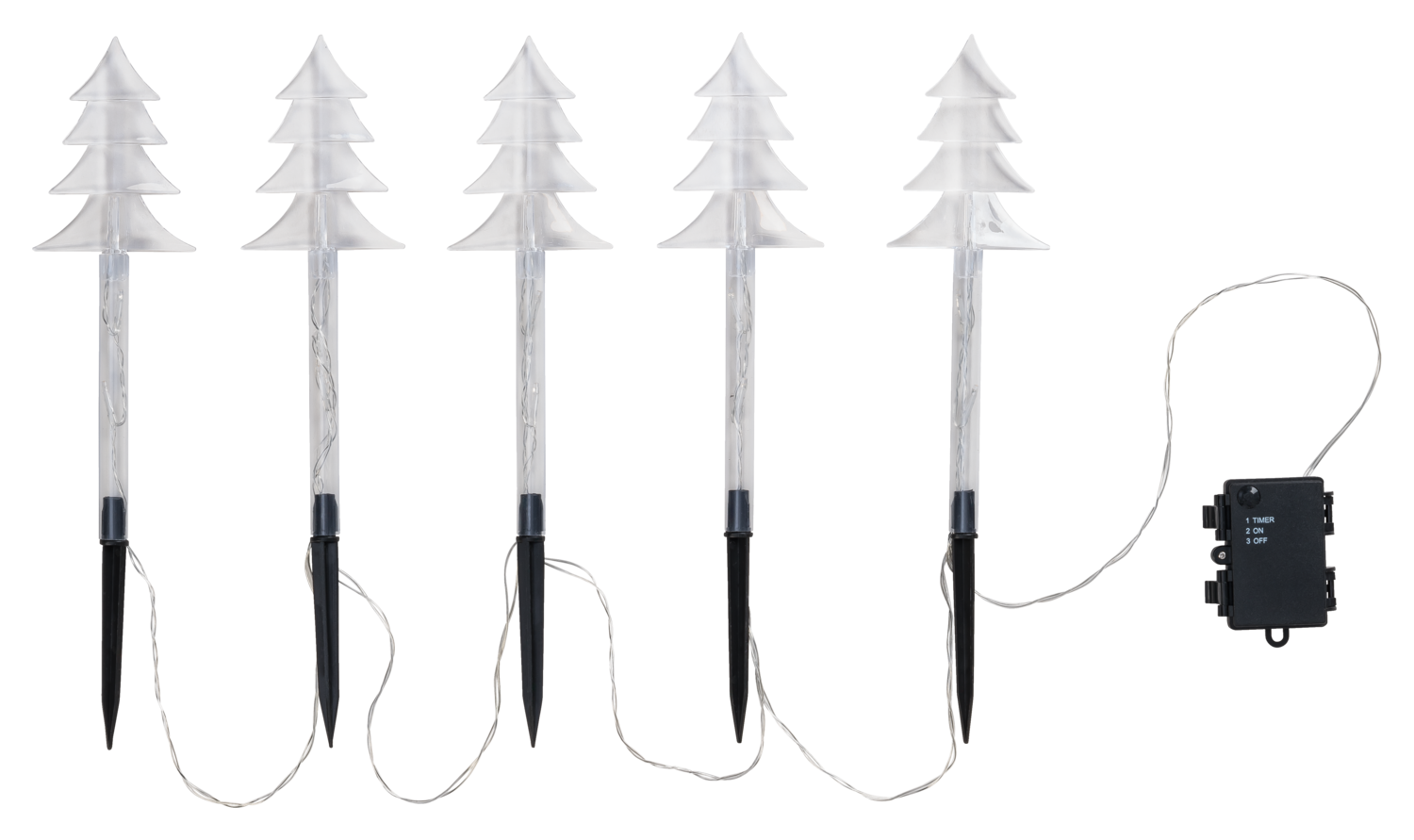 Thumbnail - LIVARNO home Garten-Leuchtstäbe (Tannenbaum mit Stiel)