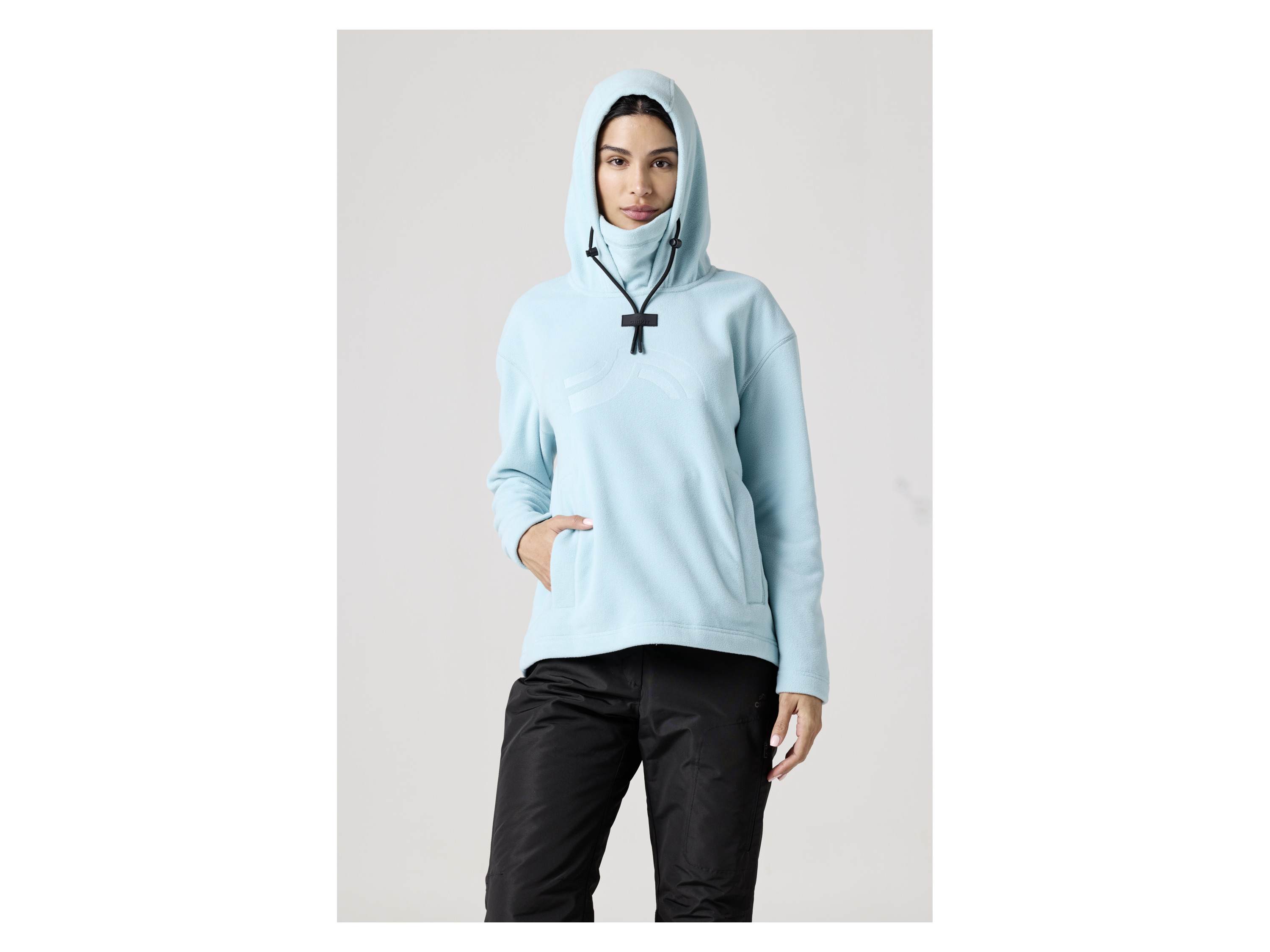 Thumbnail - CRIVIT Damen Fleece-Funktionsshirt (Blau, M(40/42))