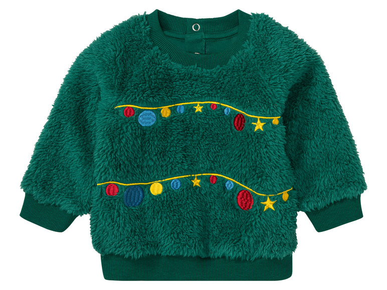 Gehe zu Vollbildansicht: lupilu® Baby Plüschanzug in niedlichem, weihnachtlichem Design - Bild 11
