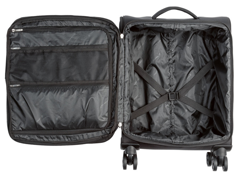 Gehe zu Vollbildansicht: TOPMOVE® Koffer (Boardtrolley), schwarz, fasst 35 Liter - Bild 8