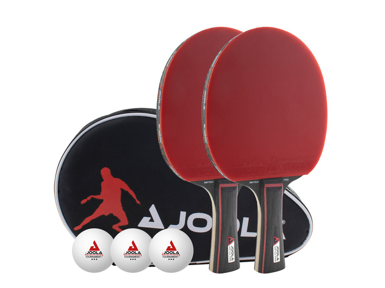 Gehe zu Vollbildansicht: JOOLA Tischtennis-Set DUO PRO Schlägerset 2 Schläger + 3 Bälle - Bild 1