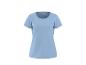 Hellblaues kurzärmeliges Damen-Sport-T-Shirt