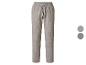 Graue Herren-Schlaf- oder Freizeithose mit Kordelzug in der Taille.