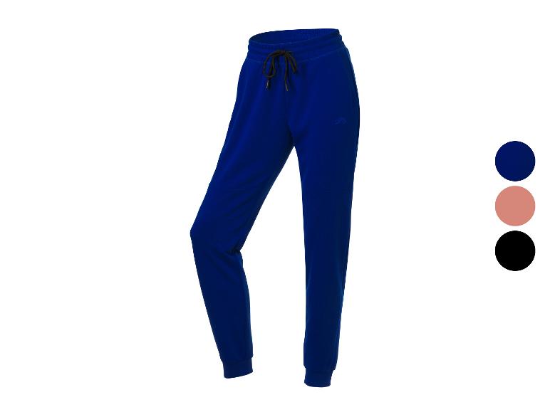 Damen Jogginghose in Blau aus Fleece mit Kordelzug und Seitentaschen, in weiteren Farben erhältlich.