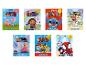 Buchsets mit Figuren: Peppa Pig, Gabby's Dollhouse, Stitch, Bluey, Frozen, Paw Patrol, Spidey