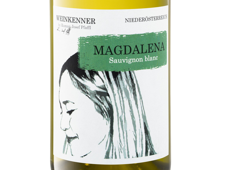 Gehe zu Vollbildansicht: Weinkenner by Pfaffl Magdalena Sauvignon Blanc trocken, Weißwein 2021 - Bild 4