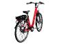 Rotes Zündapp E-Bike mit Gepäckträger und Akku.