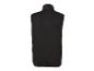 Schwarze Herren-Fahrradweste, Rückansicht