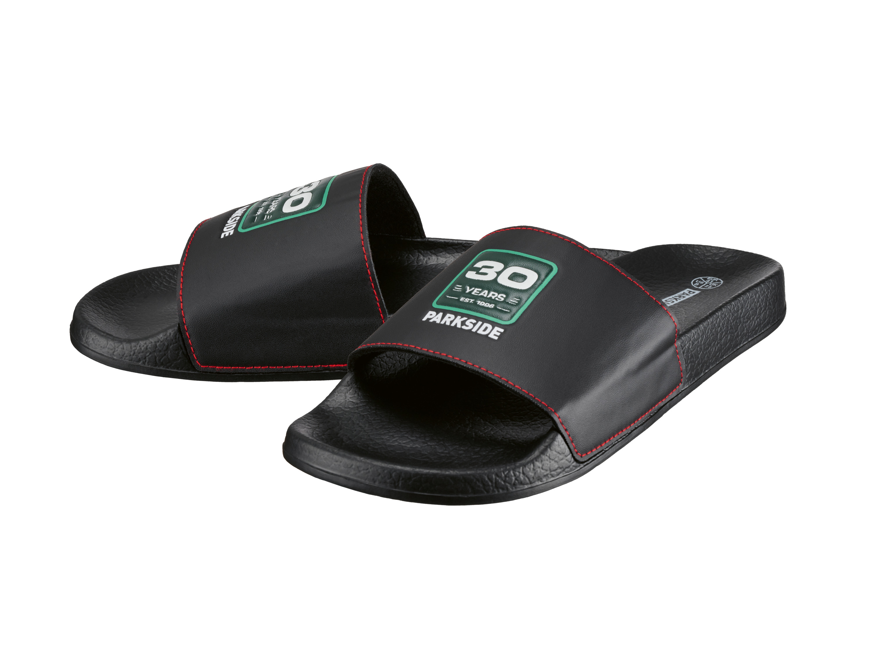 PARKSIDE® Herren Badepantoletten (Schwarz, 44)