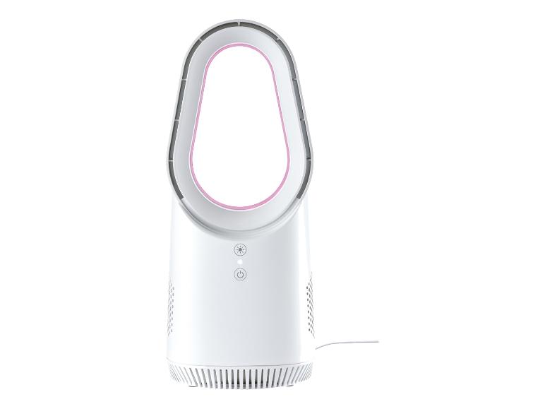 Weißer, Design-Ventilator und Luftreiniger.