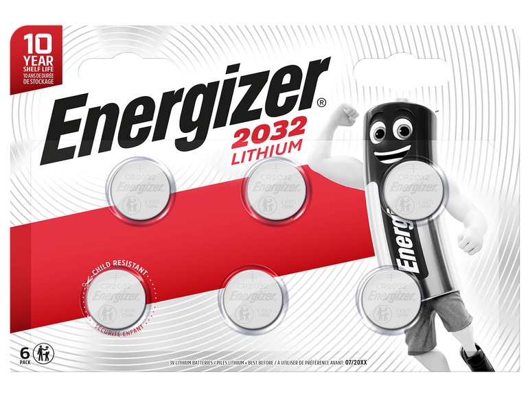 Gehe zu Vollbildansicht: Energizer Lithium Batterie CR2032 6 Stück - Bild 1