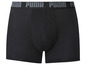Schwarze Boxershorts mit Puma-Logo.