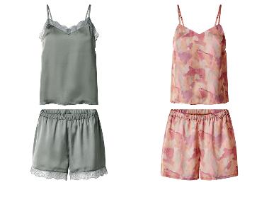 ESMARA® Damen Satin-Pyjama