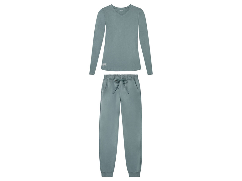 Gehe zu Vollbildansicht: esmara Damen Pyjama aus reiner Baumwolle - Bild 8