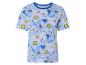 Hellblaues Lidl T-Shirt mit Lebensmittel-Print.
