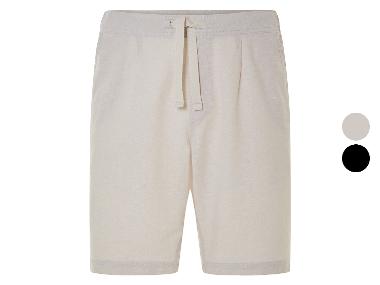esmara Men Herren Shorts, aus Baumwolle und Leinen