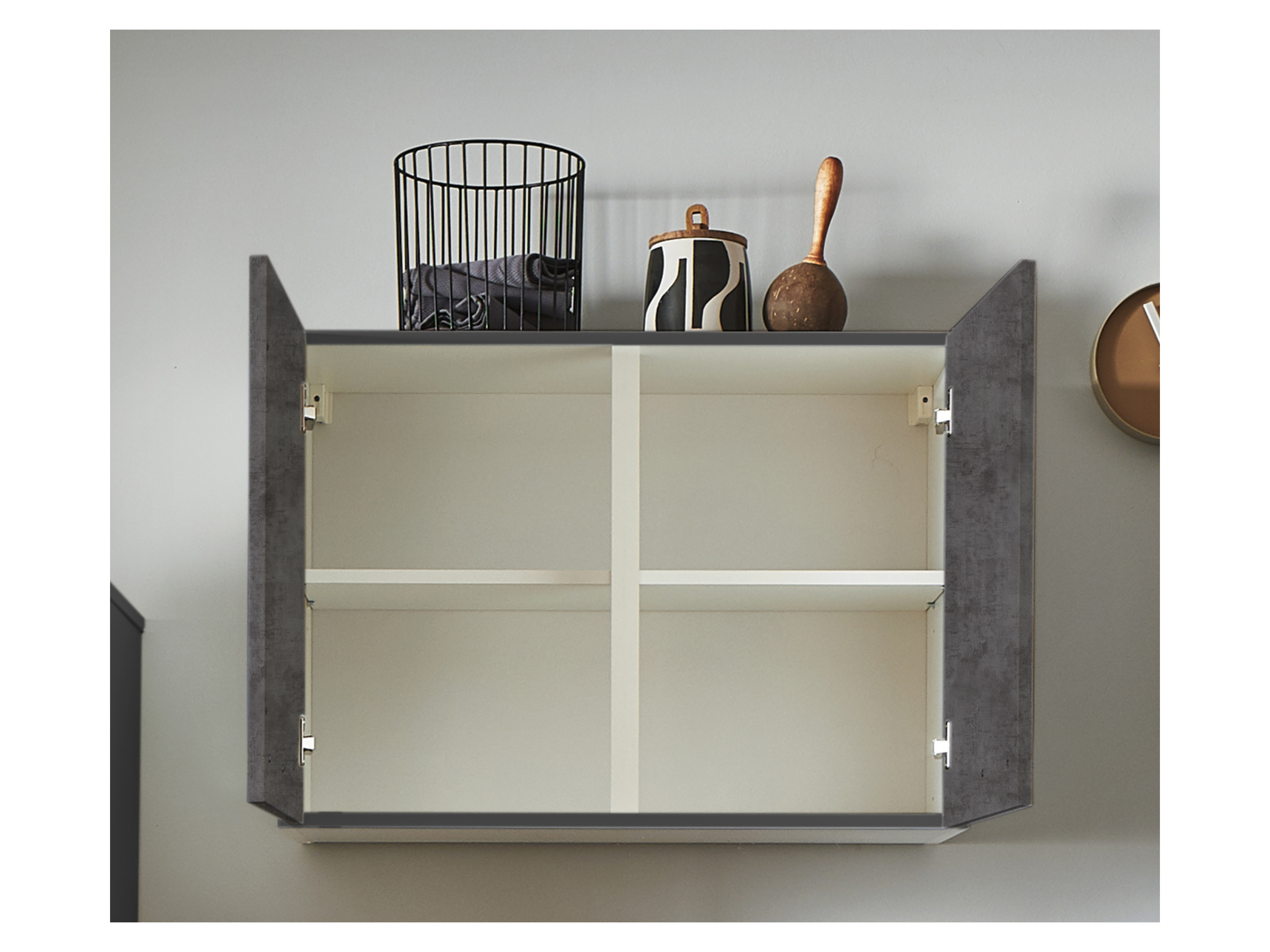 Thumbnail - Pinolino Küchenzeile, 270/280 cm, mit Elektrogeräten (Anschlag rechts, Beton Grafitgrau, 280 cm)