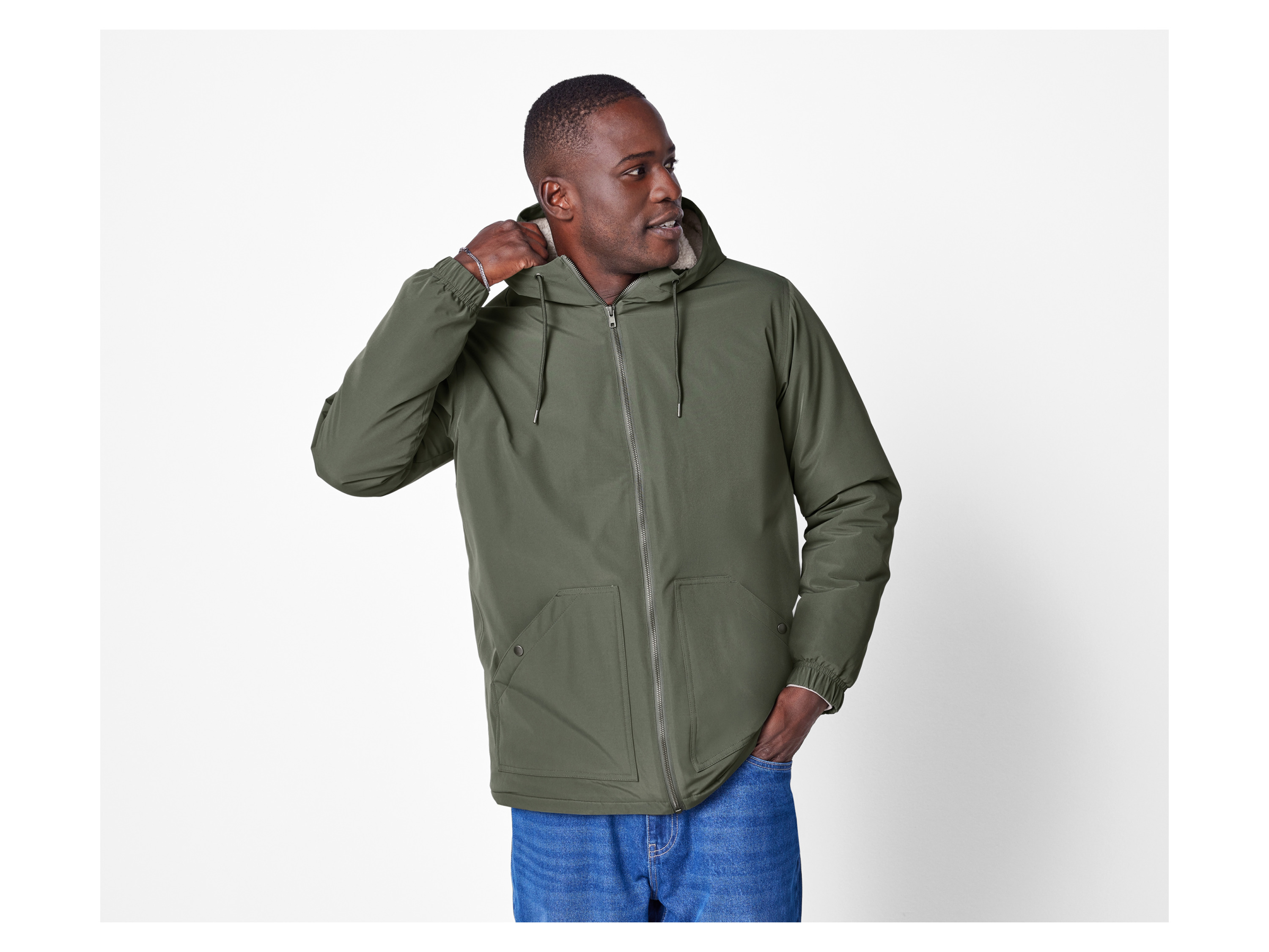 ESMARA MEN Herren Parka (Grün, M (48/50)) – Bild 2 von 4