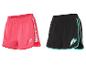 Damen Sport Shorts: pink mit Blumenmuster und schwarz