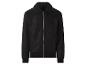 Herrenjacke aus schwarzem Lammfell mit Kragen