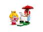 LEGO Super Mario Baby Peach und Toad Figuren an einem Eisstand.