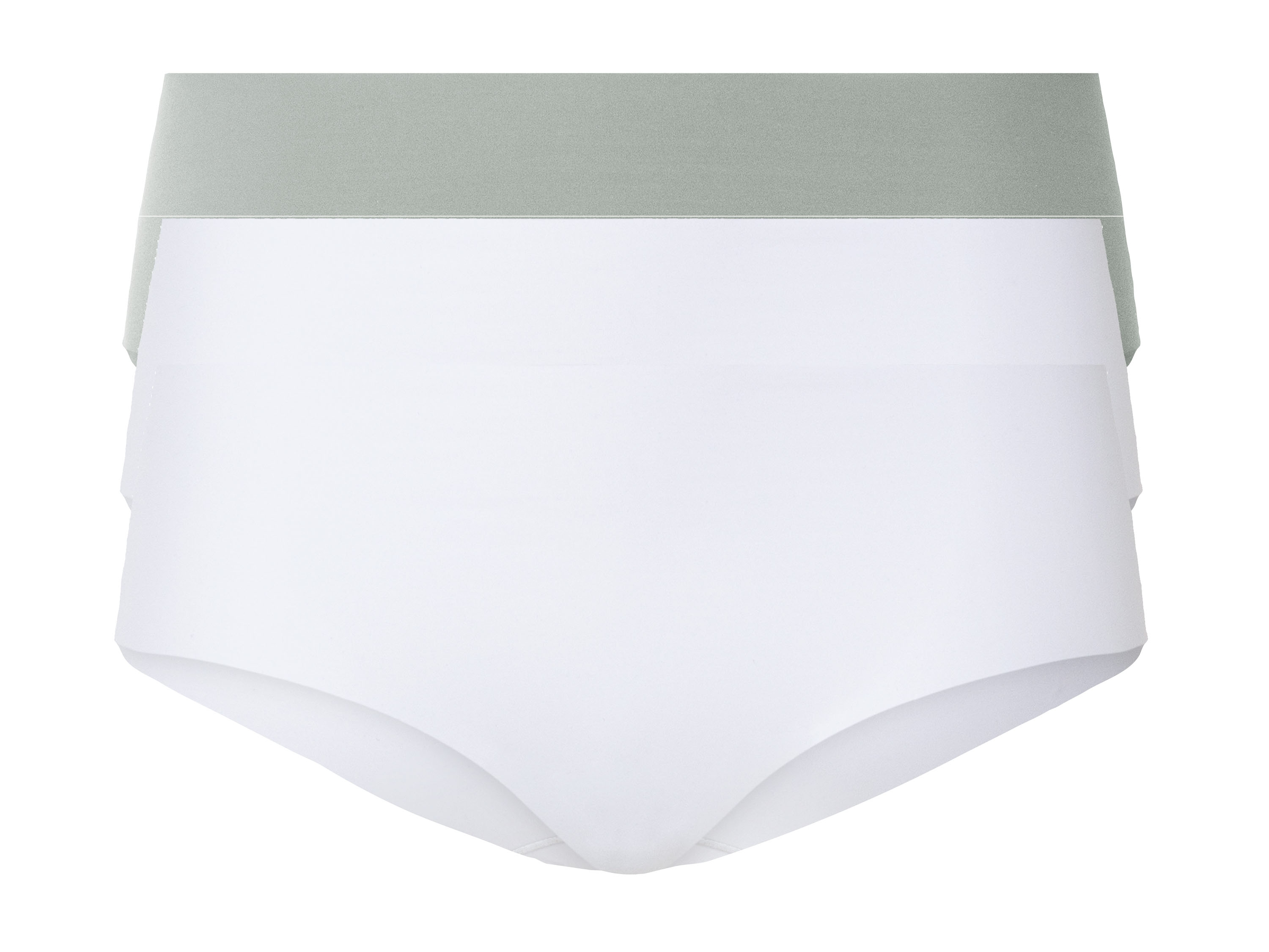 esmara® Damen Hipster 3er Set (XS(32/34), mint/weiß) | 04335633078352