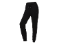 Schwarze Jogginghose mit Kordelzug in der Taille und elastischen Bündchen.