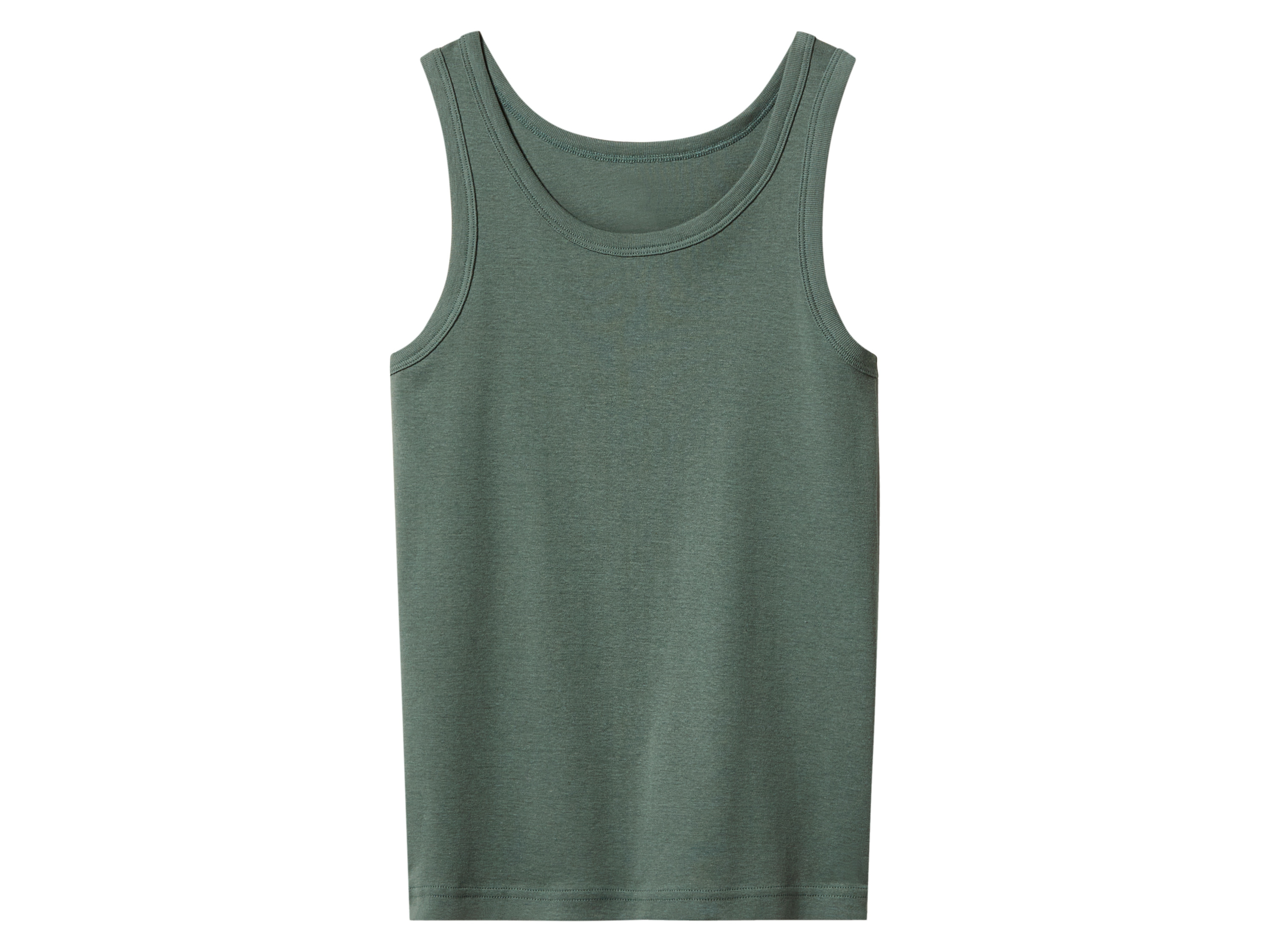 Thumbnail - esmara® Kinder Jungen Unterhemd, 5 Stück (Weiß/Grün, 146/152)