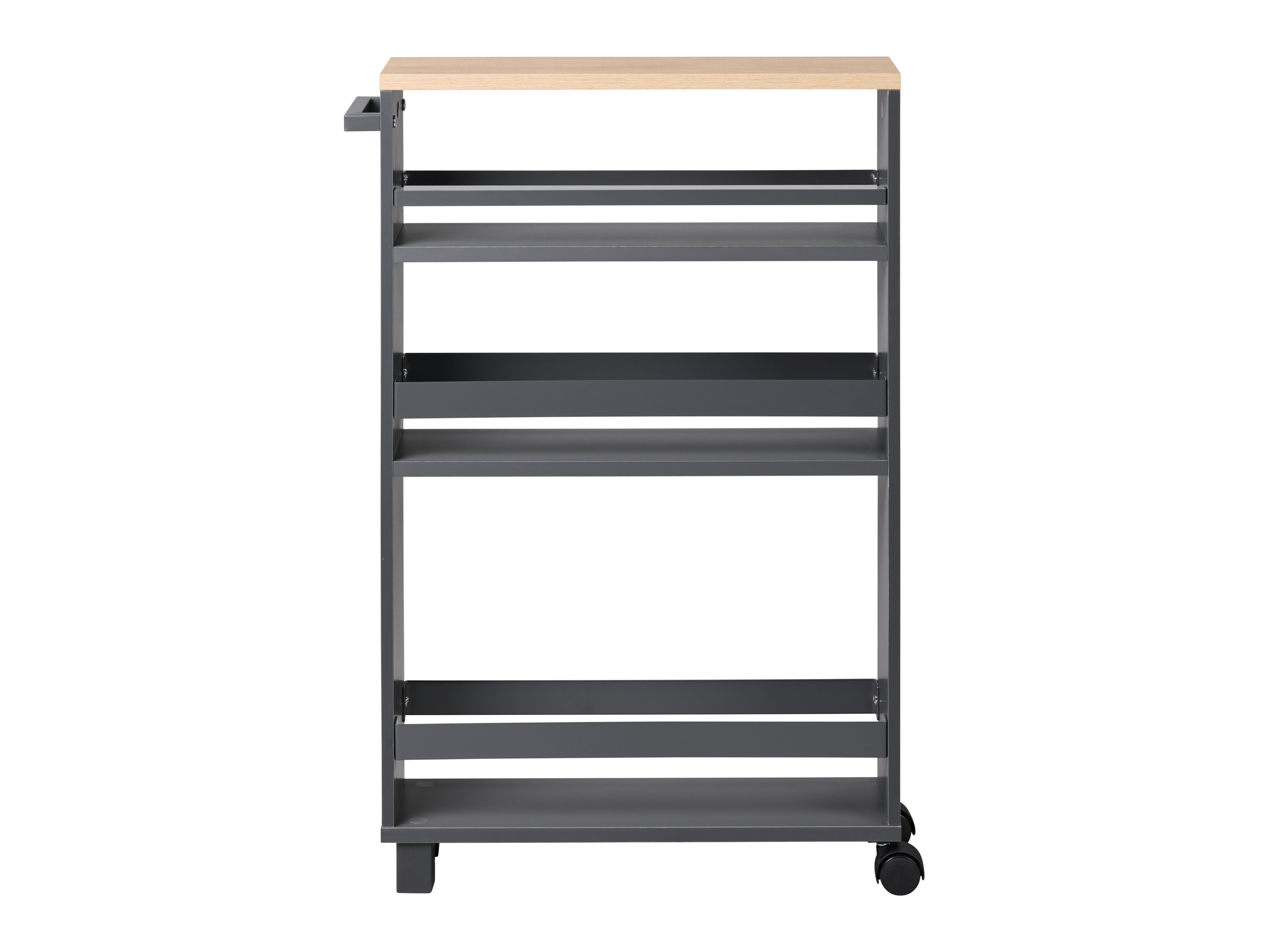 LIVARNO® Küchen-Nischenwagen, mit Rollen (Grau)