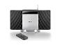 Stereo-Mikrosystem mit DAB+-Radio, CD-Player und Bluetooth, mit Fernbedienung.