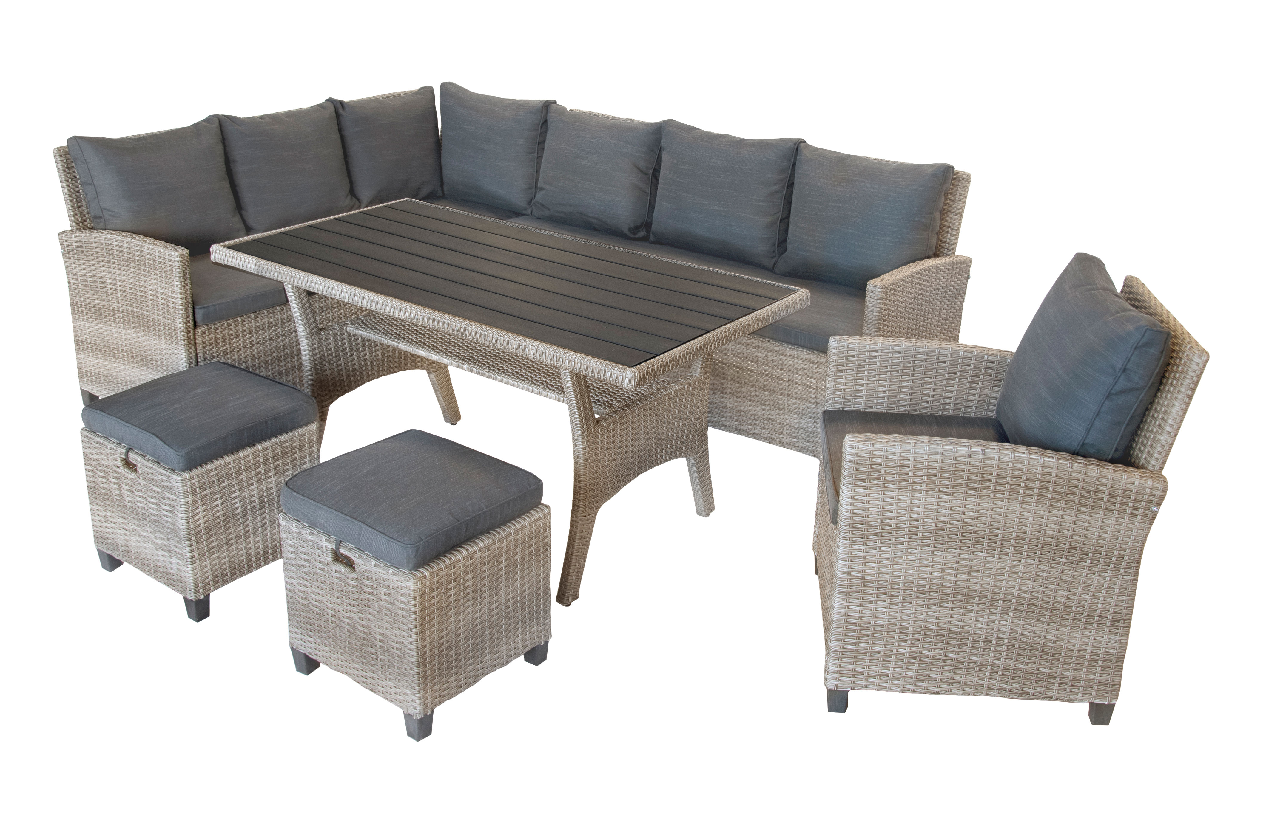 Thumbnail - bellavista - Home & Garden® Dining-Lounge Prato (Ecksofa, Grau)""