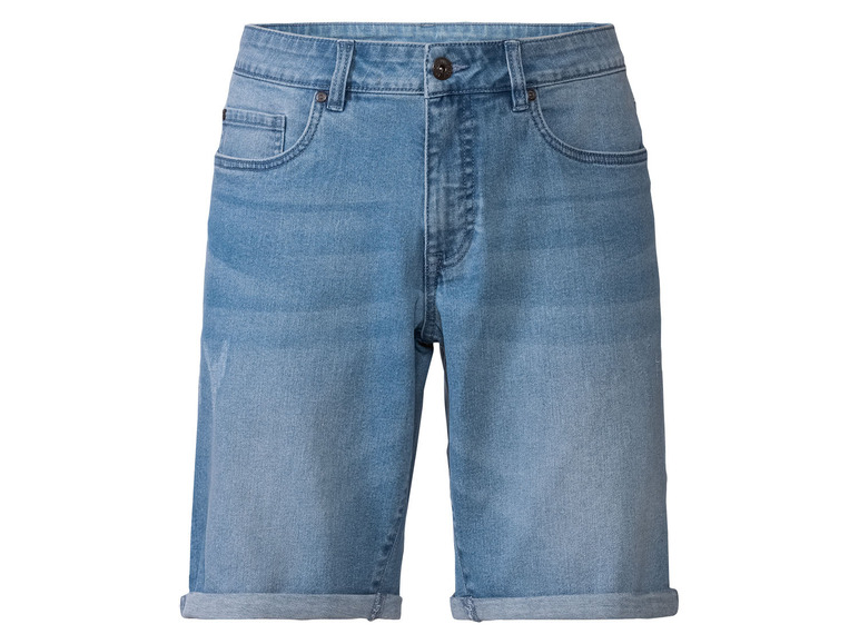 Gehe zu Vollbildansicht: LIVERGY® Herren Jeansshorts, normale Leibhöhe, im 5-Pocket-Style - Bild 4