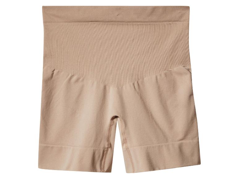 Beige formende Shorts mit hoher Taille