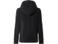 Herren-Kapuzenpullover in Schwarz, Rückansicht