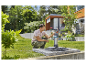 Installation einer Gardena Pumpe im Garten.
