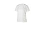 Weißes Damen T-Shirt mit kurzen Ärmeln und Rundhalsausschnitt