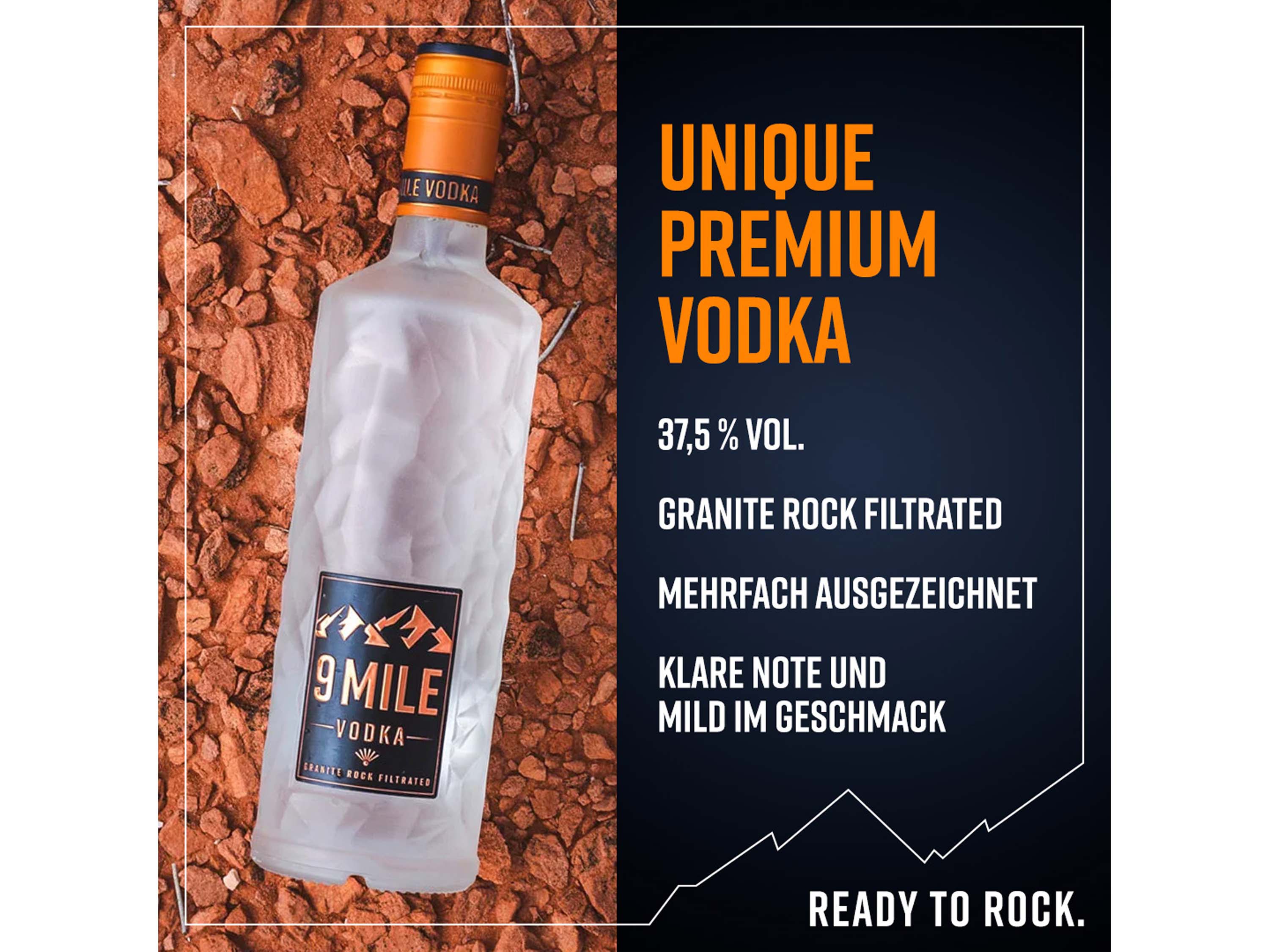 Thumbnail - 9 Mile Vodka 37,5% Vol