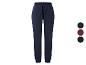 Blaue Damen-Jogginghose mit Kordelzug, auch in Burgunderrot und Schwarz erhältlich.