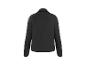 Schwarze Herren-Freizeitjacke mit Kragen, Rückansicht.