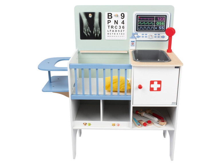 Gehe zu Vollbildansicht: Playtive 2-in-1 Baby-Klinik und Tierarzt, aus Echtholz - Bild 3