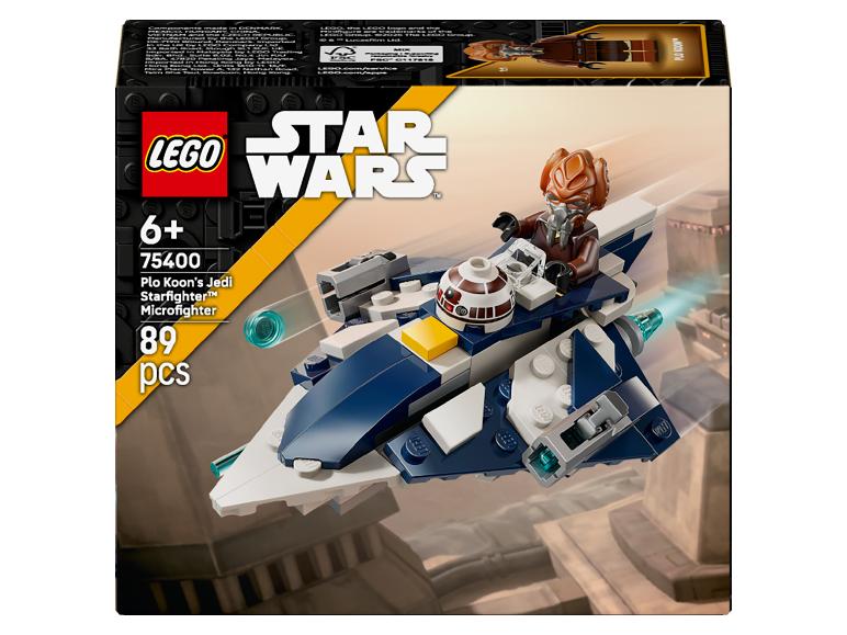 LEGO Star Wars Plo Koon's Jedi Starfighter Microfighter Box mit 89 Teilen.