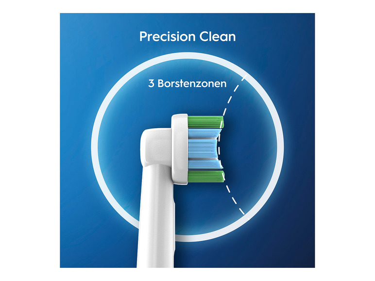 Gehe zu Vollbildansicht: Oral-B Precision Clean Aufsteckbürsten, 4 Stück - Bild 3
