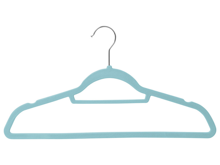 Gehe zu Vollbildansicht: LIVARNO home Hosenbügel / Kleiderbügel, textilschonende Beflockung - Bild 6